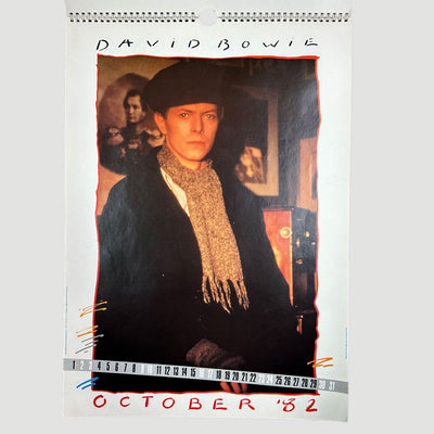 1982 David Bowie Scary Monsters Calendar