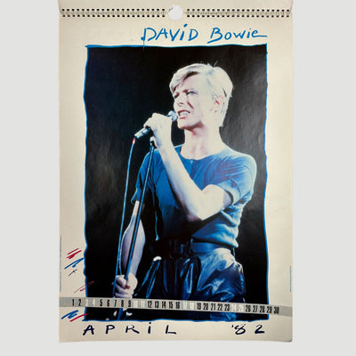1982 David Bowie Scary Monsters Calendar