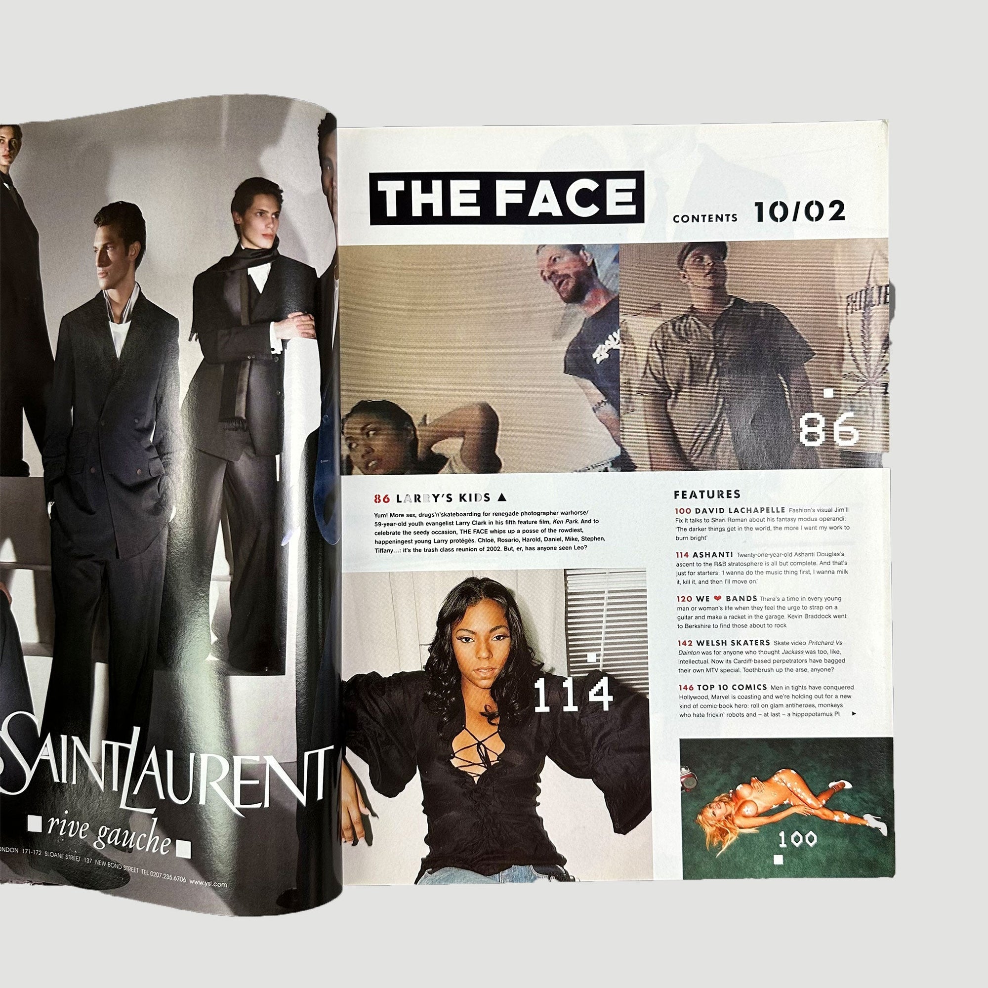 2001 The Face Magazine Larry Clark Trash Issue