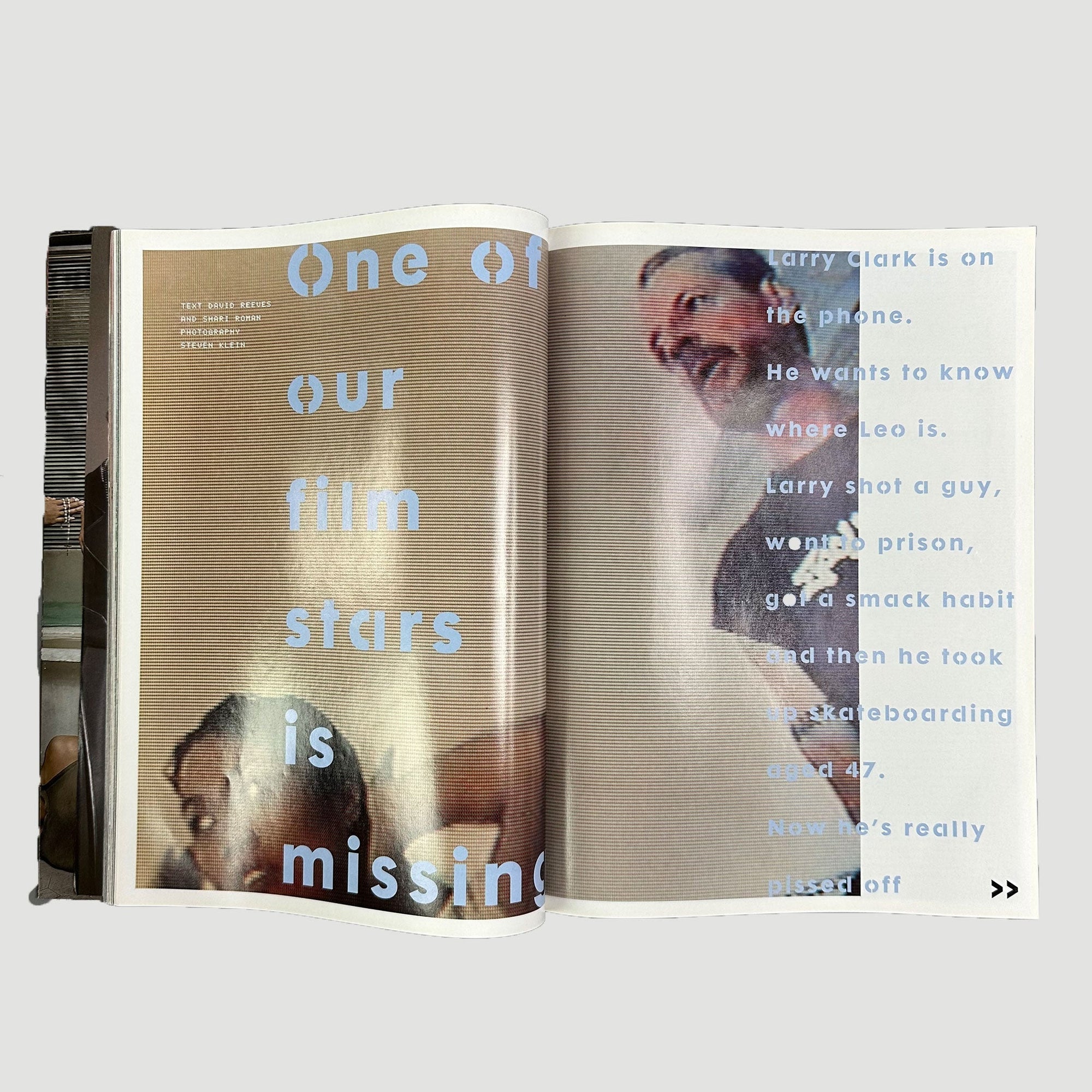 2001 The Face Magazine Larry Clark Trash Issue