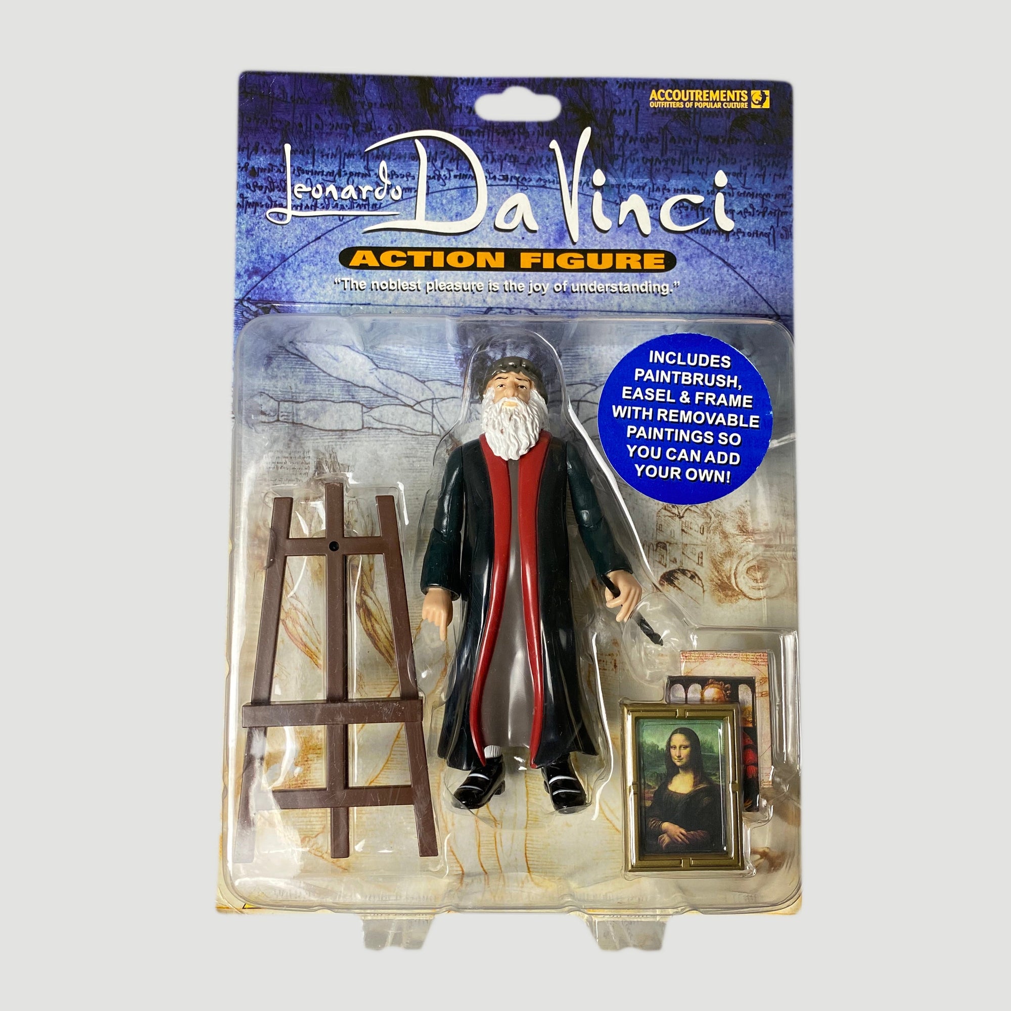 Early 00's Leonardo da Vinci Action Toy