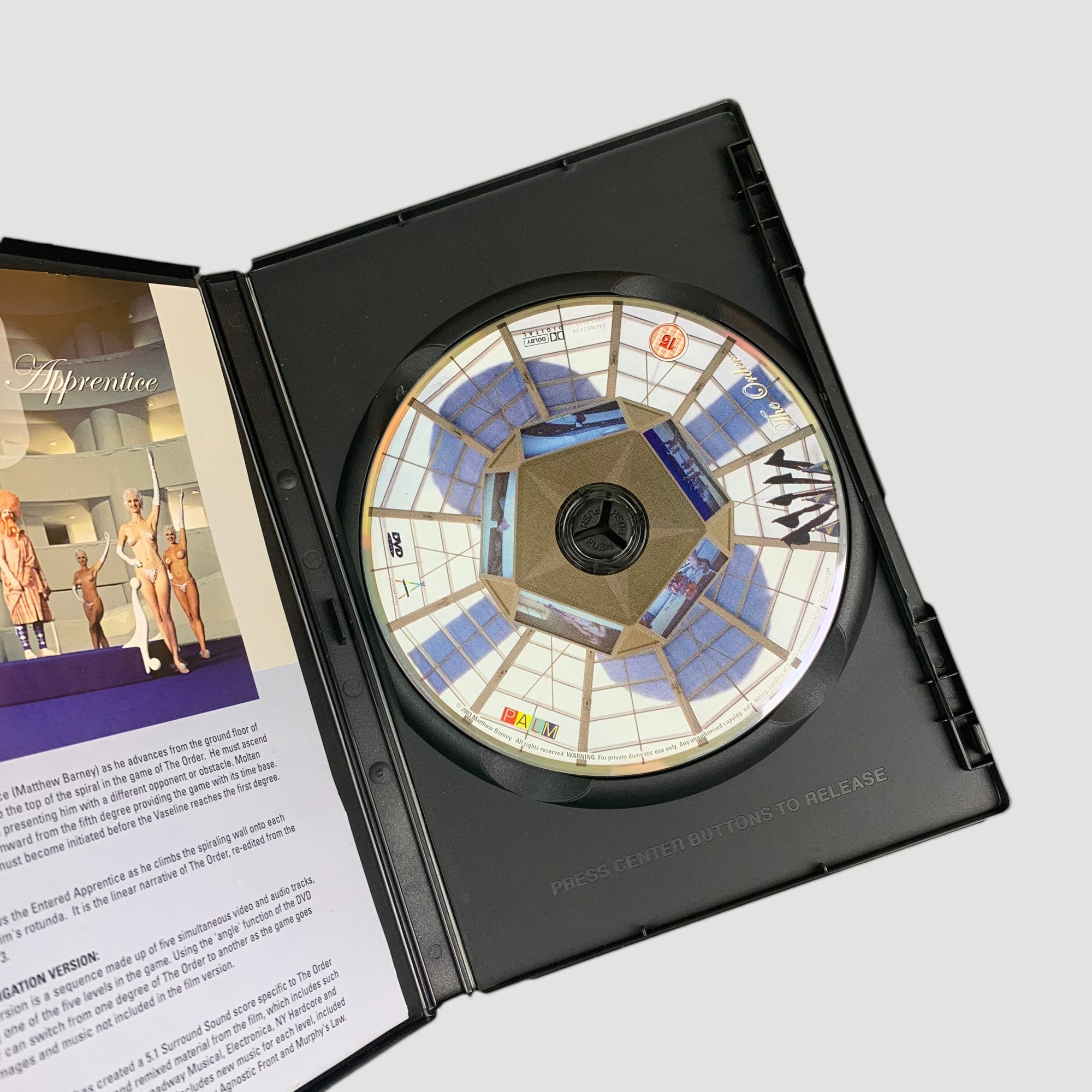 2003 Matthew Barney 'The Order' Cremaster 3 DVD