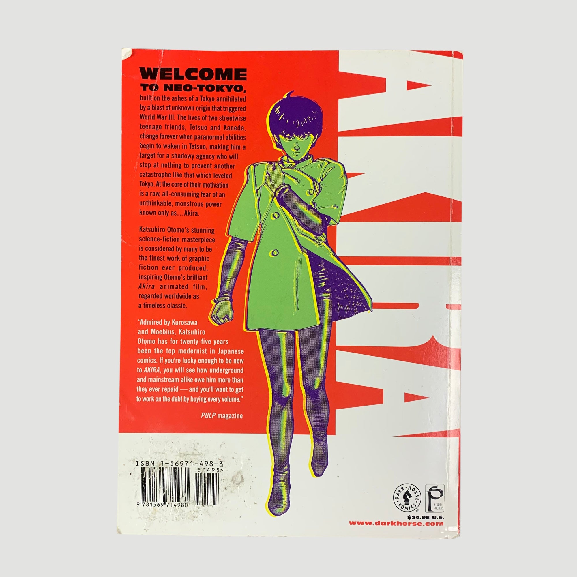 2000 Katsuhiro Otomo 'Akira Volume 1: The Beginning'