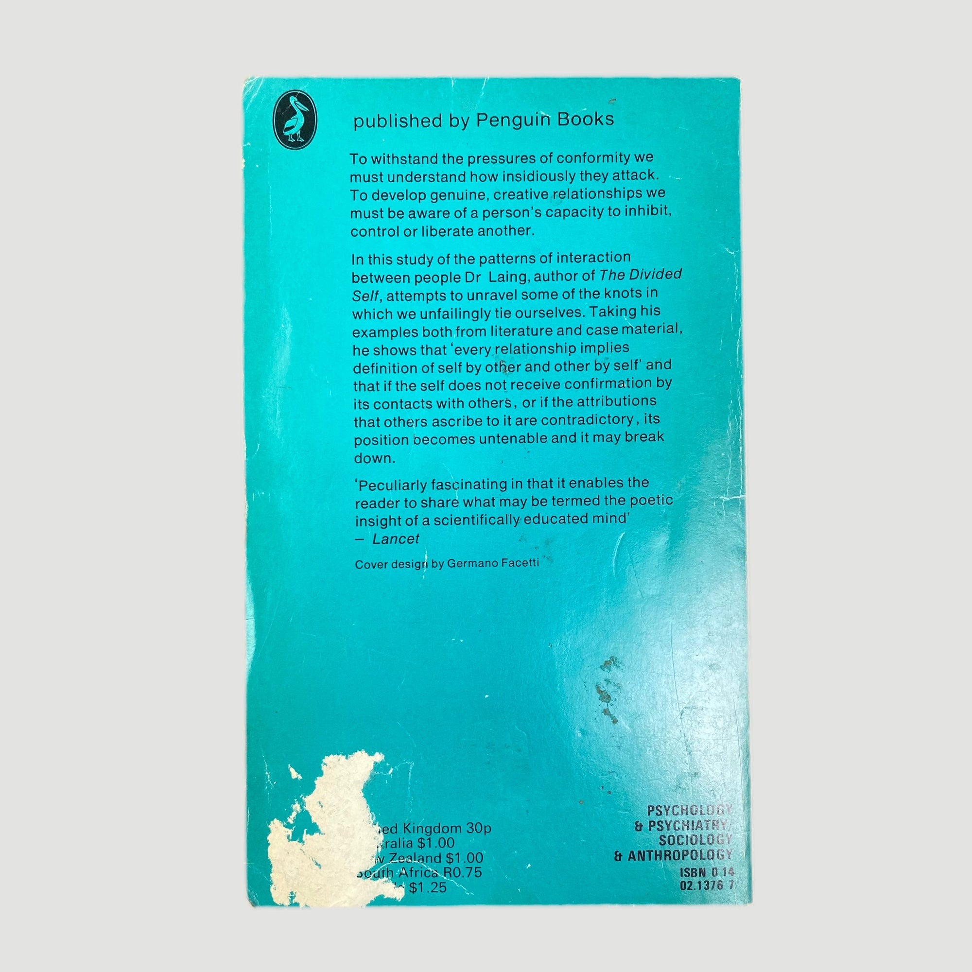 1969 R.D. Laing Self & Others Pelican