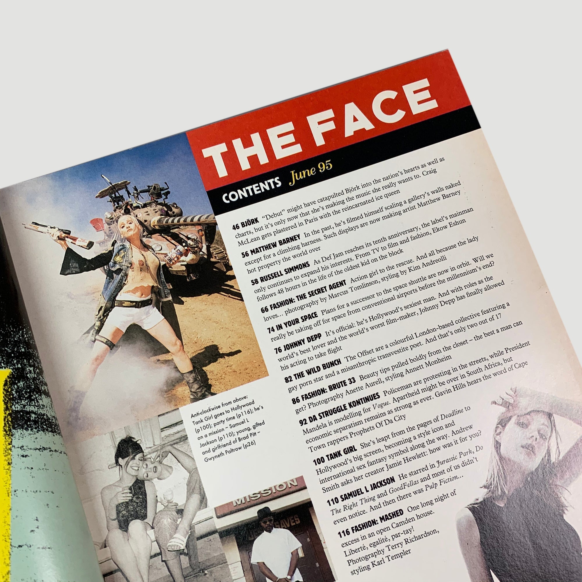 1995 The Face Magazine Bjork 'Post' Issue