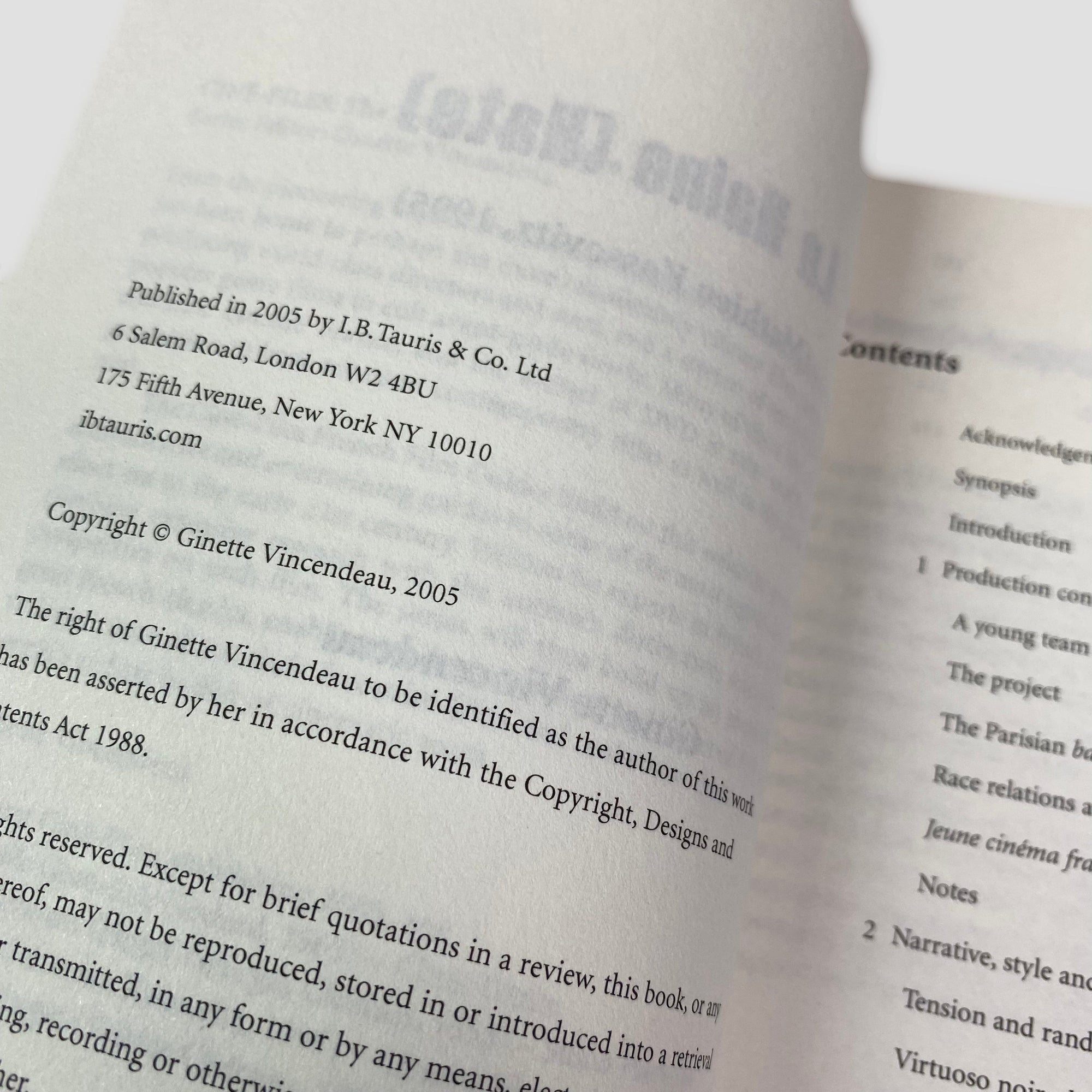 2005 La Haine French Film Guide (English Language)