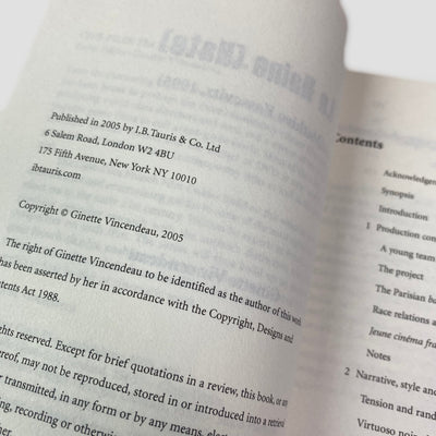 2005 La Haine French Film Guide (English Language)