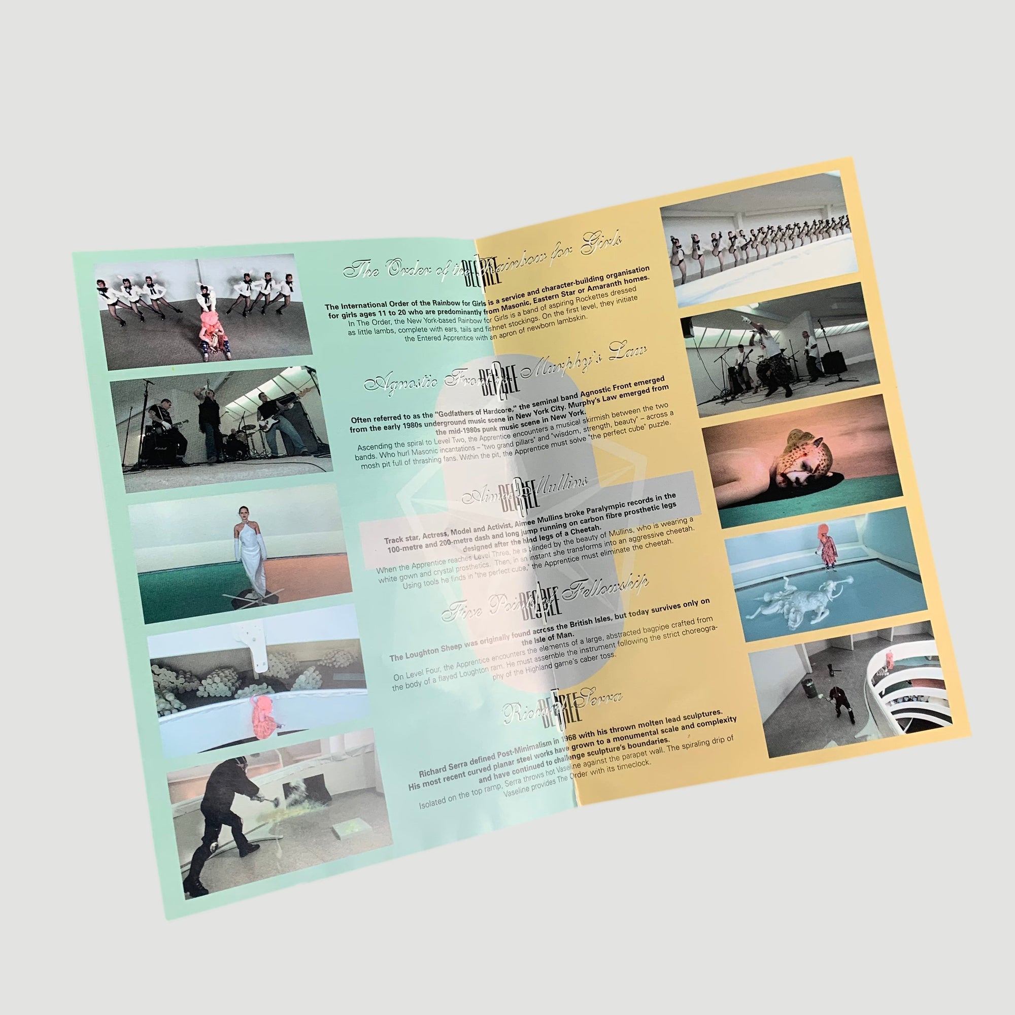 2003 Matthew Barney 'The Order' Cremaster 3 DVD