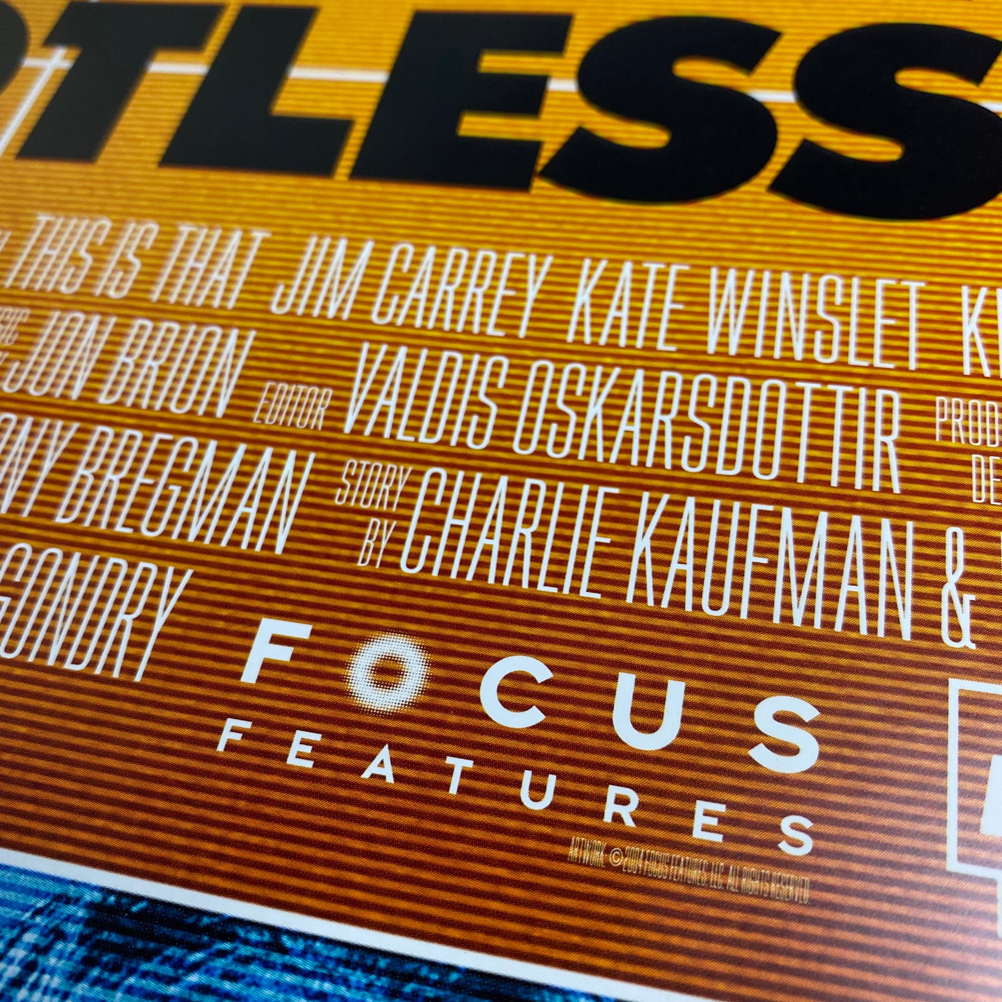 2004 Eternal Sunshine of the Spotless Mind UK Quad Poster