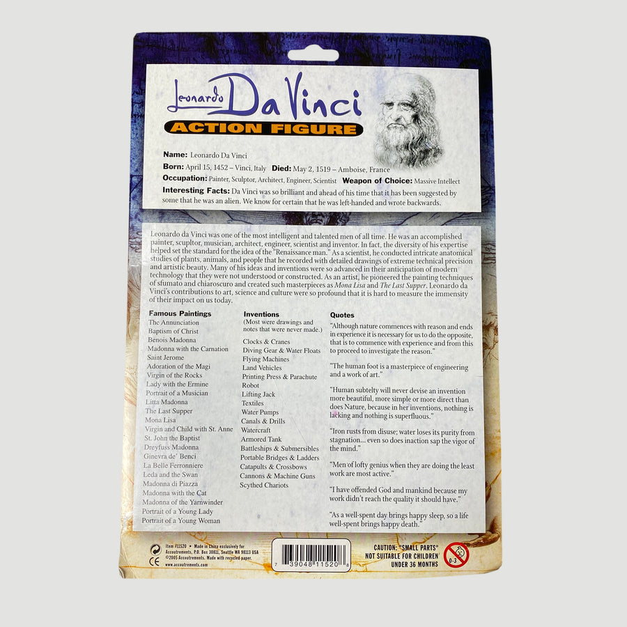 Early 00's Leonardo da Vinci Action Toy