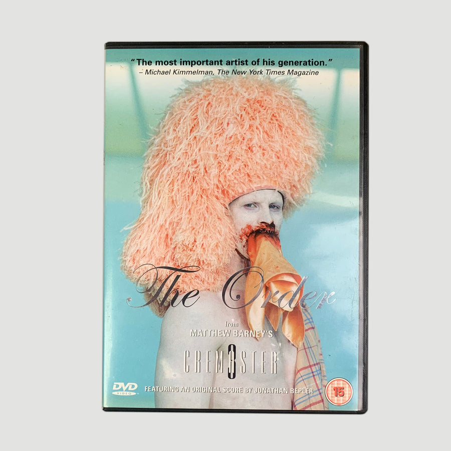 2003 Matthew Barney 'The Order' Cremaster 3 DVD