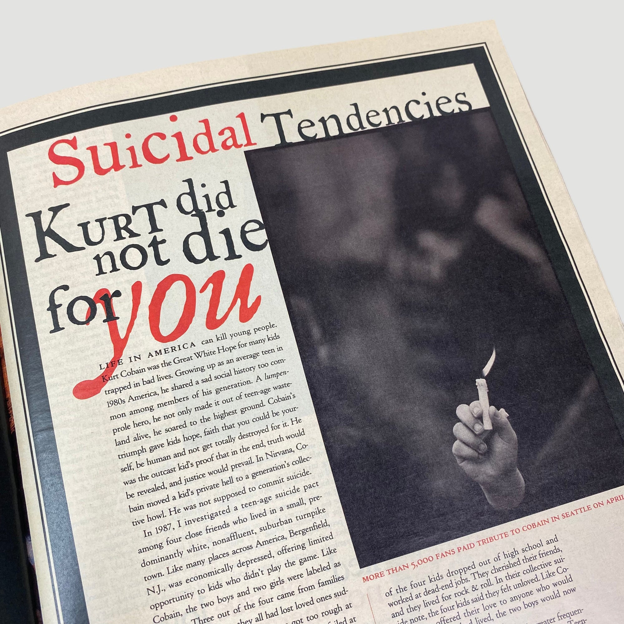 1994 Rolling Stone 'Kurt Cobain Memorial' Issue