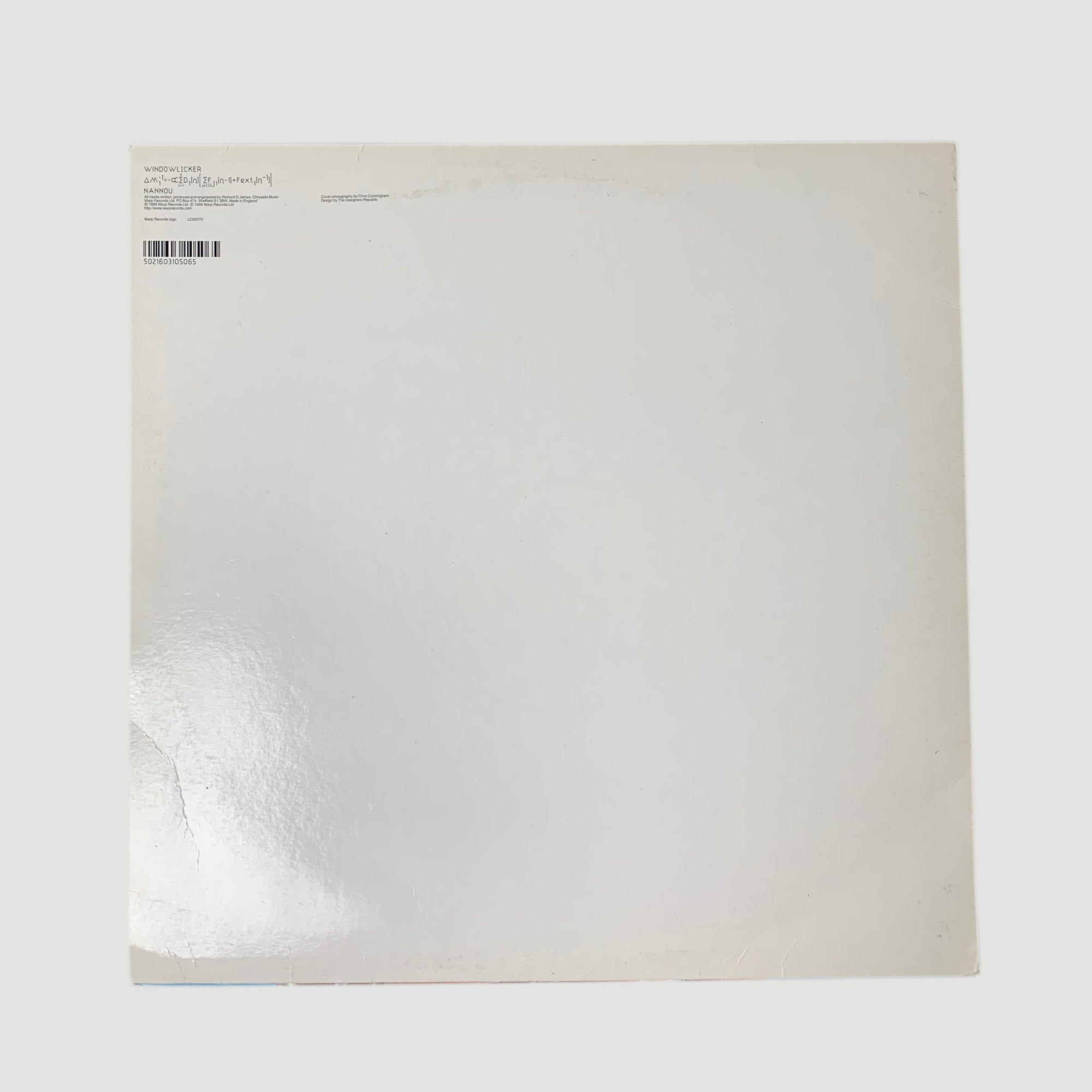 1999 Aphex Twin Windowlicker 12" Single