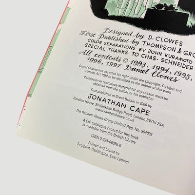 2000 Daniel Clowes 'Ghost World' 1st UK Edition