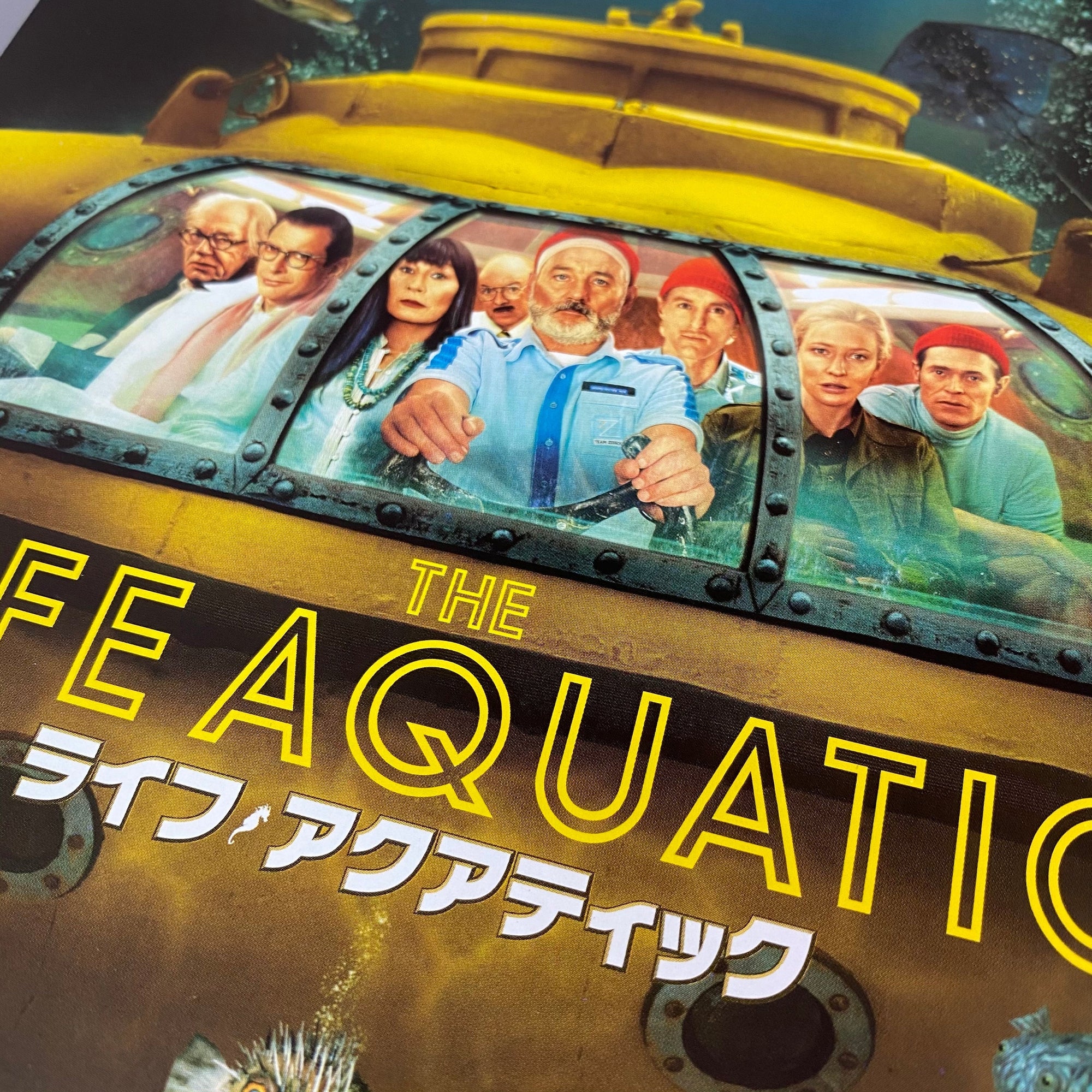 2004 The Life Aquatic with Steve Zissou Japanese Chirashi Poster