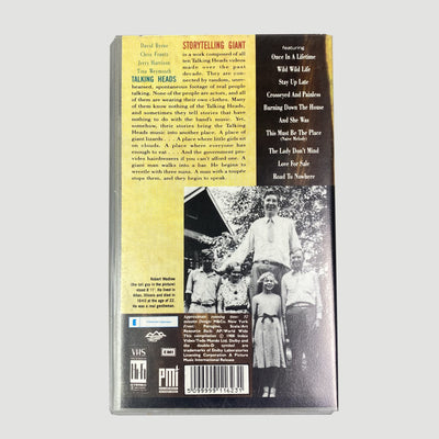 1988 Talking Heads 'Storytelling Giant' VHS