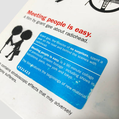 1998 Radiohead 'Meeting People Is Easy' VHS