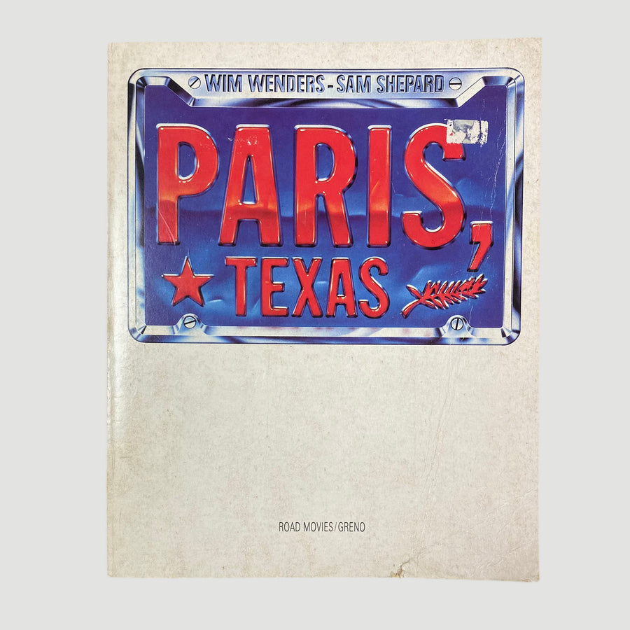 1984 Wim Wenders 'Paris, Texas' Book