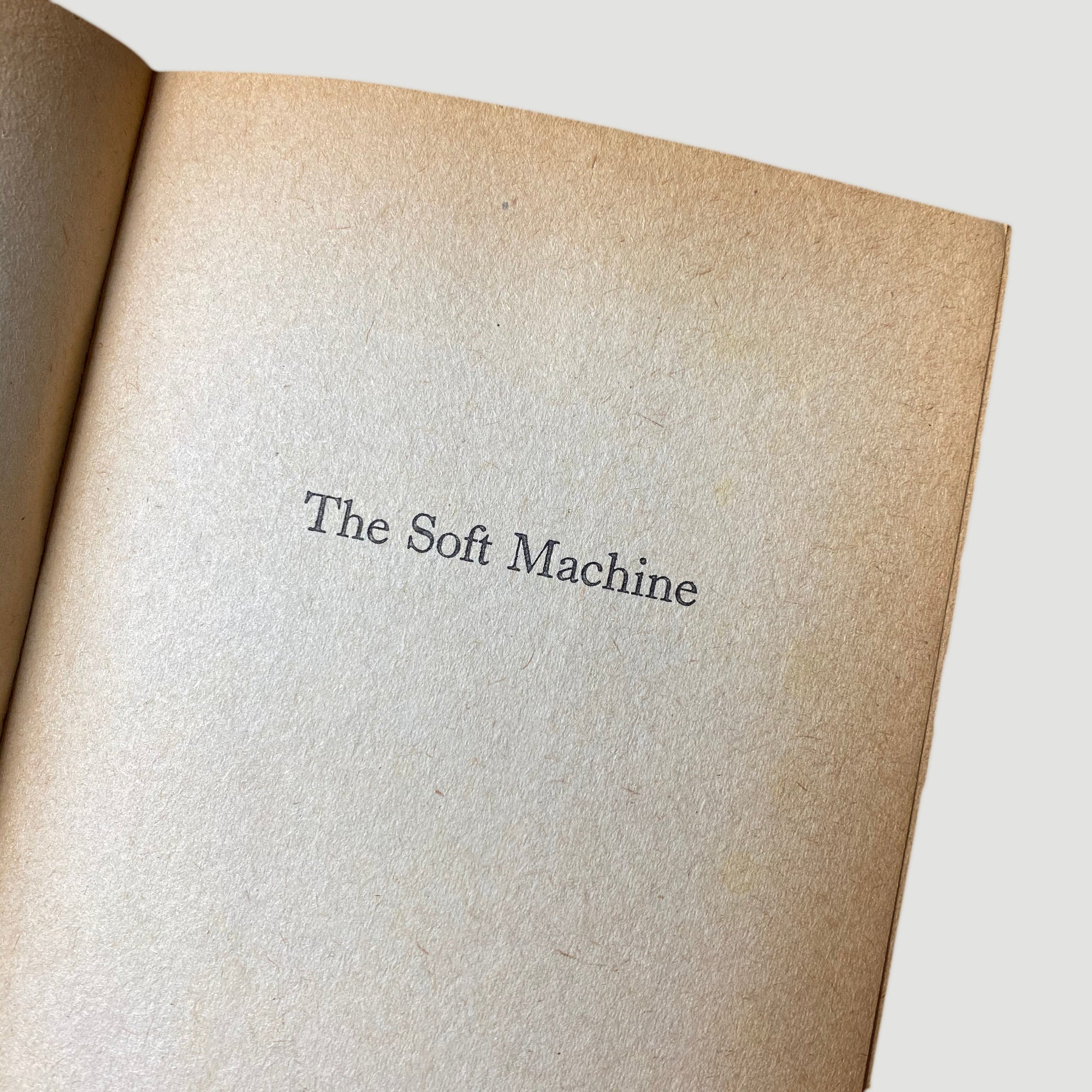 1974 William Burroughs 'The Soft Machine'