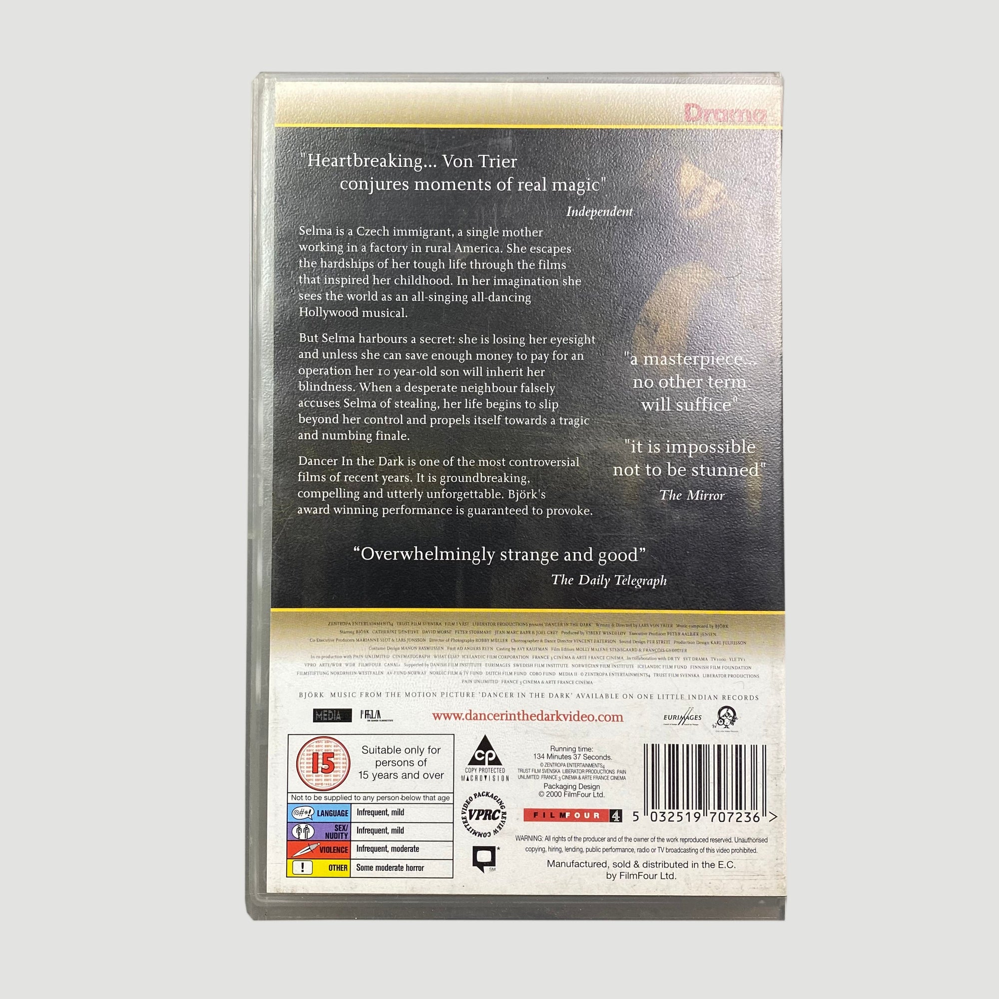 2000 'Dancer in the Dark' Ex-Rental VHS