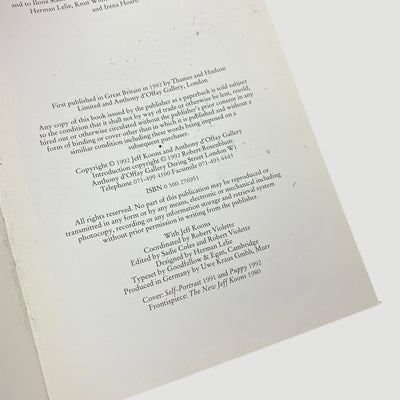 1992 The Jeff Koons Handbook