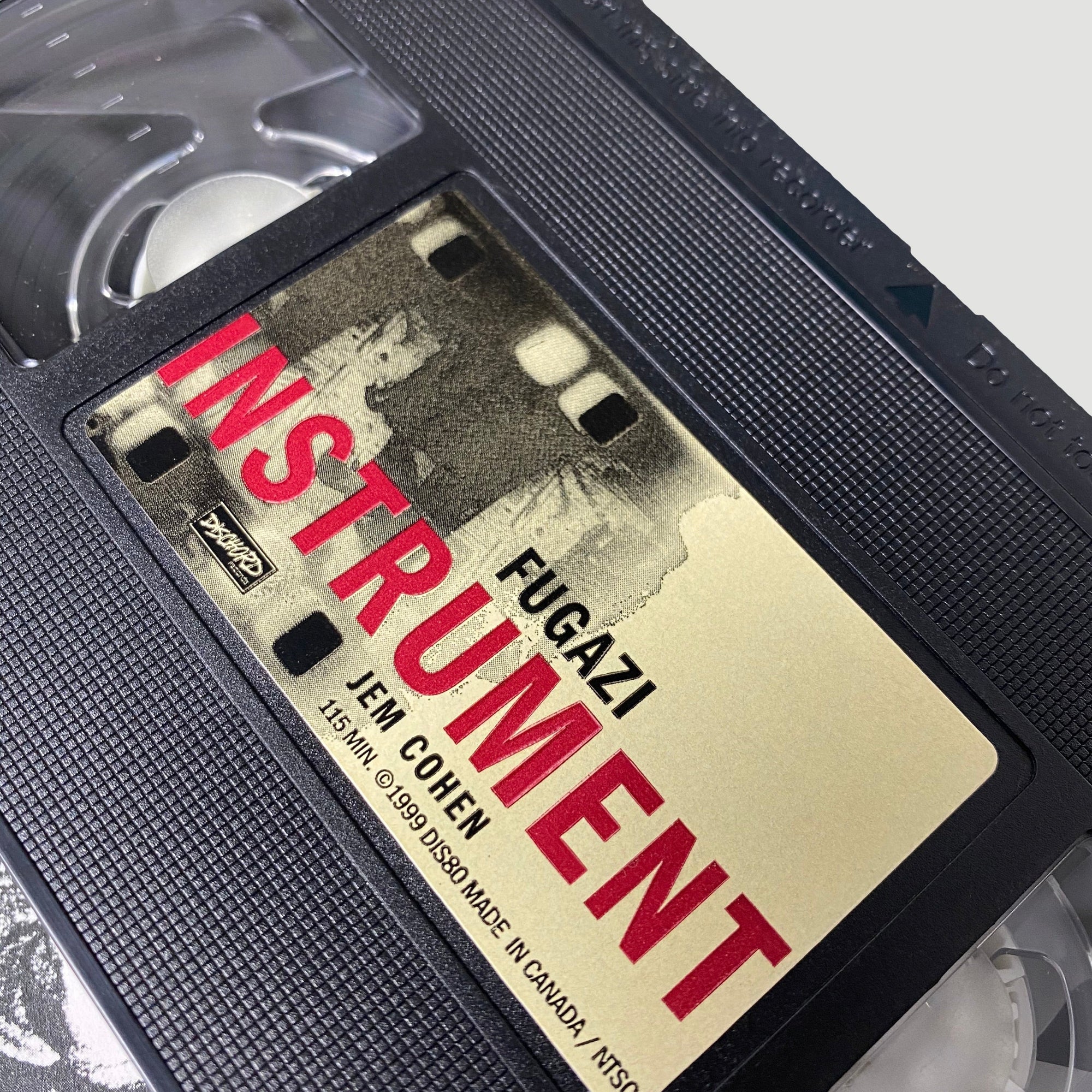 1999 Fugazi Instrument VHS + Booklet
