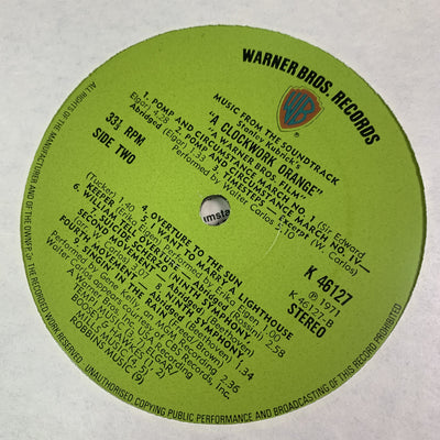 1971 Stanley Kubrick's 'A Clockwork Orange' Soundtrack LP