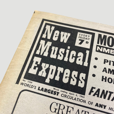 1968 NME Paper Scott Walker 'Scott 2'