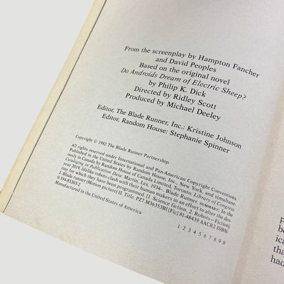 1982 Blade Runner - A Story of the Future