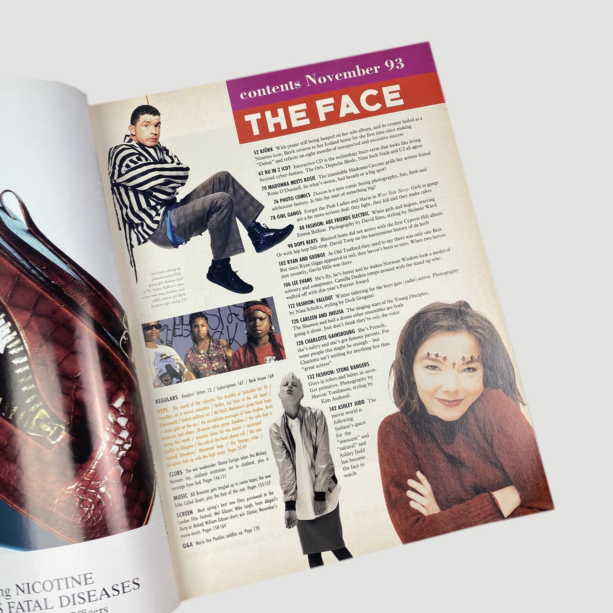 1993 The Face Magazine Björk 'Debut' Issue
