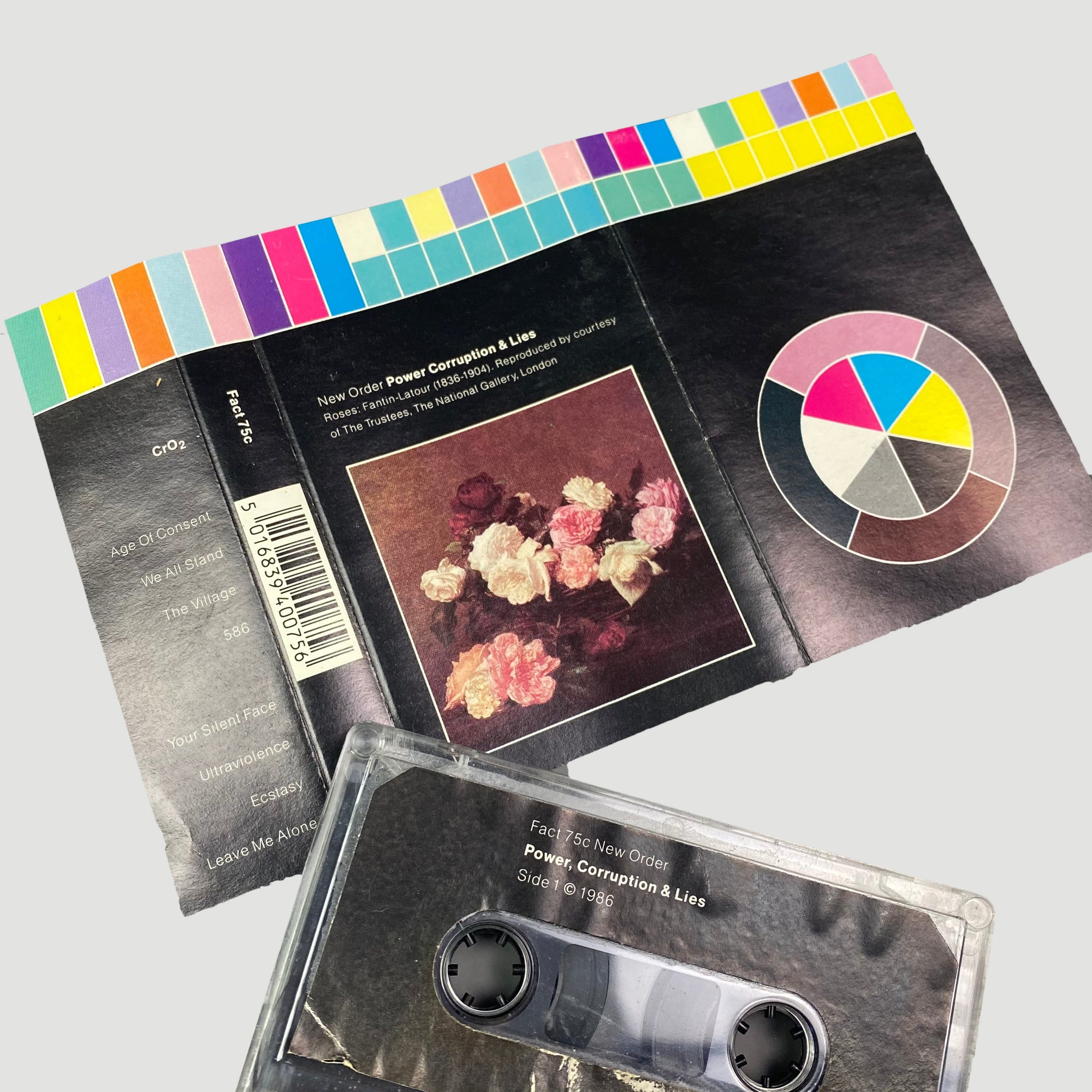 1986 New Order 'Power, Corruption & Lies' Cassette