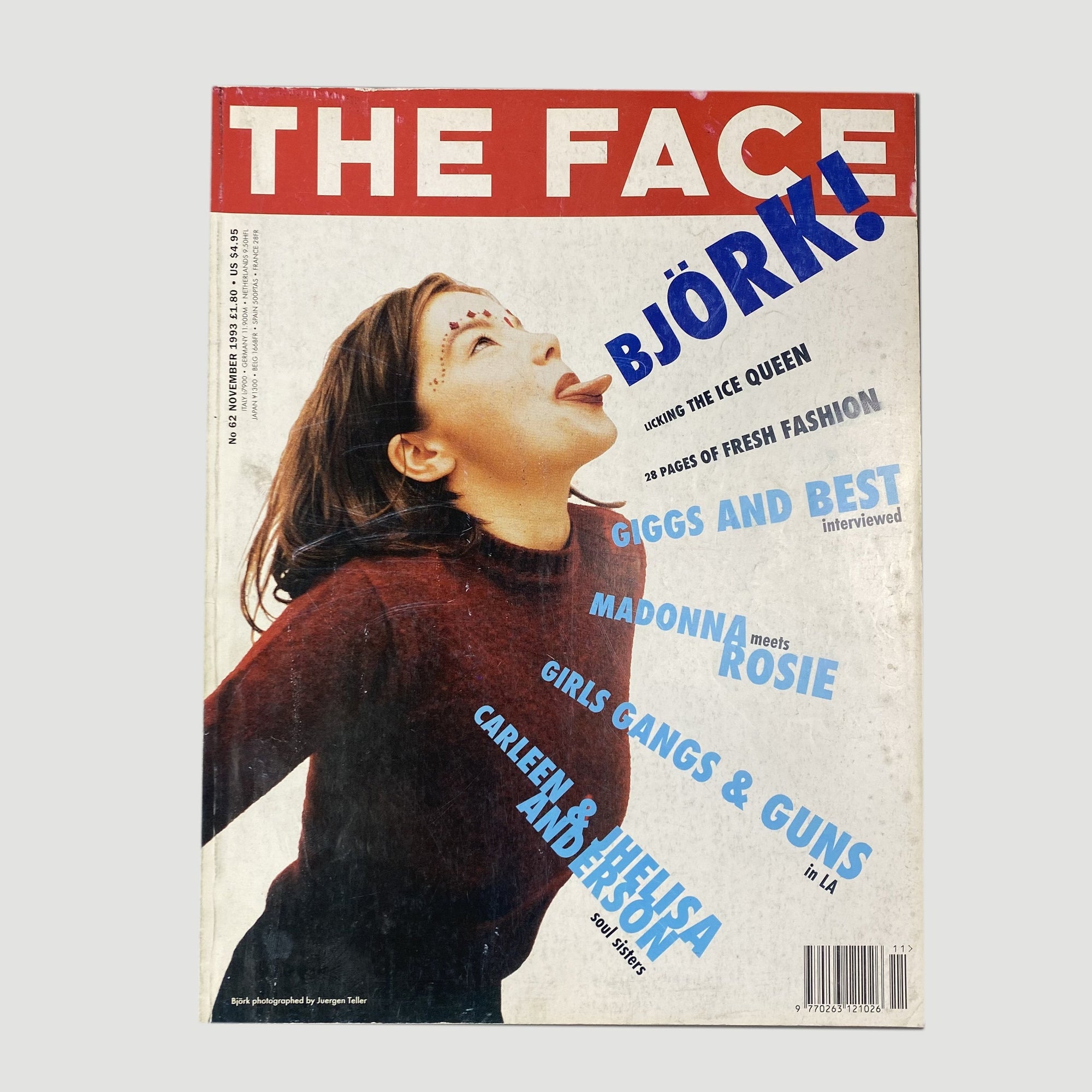 1993 The Face Magazine Björk 'Debut' Issue