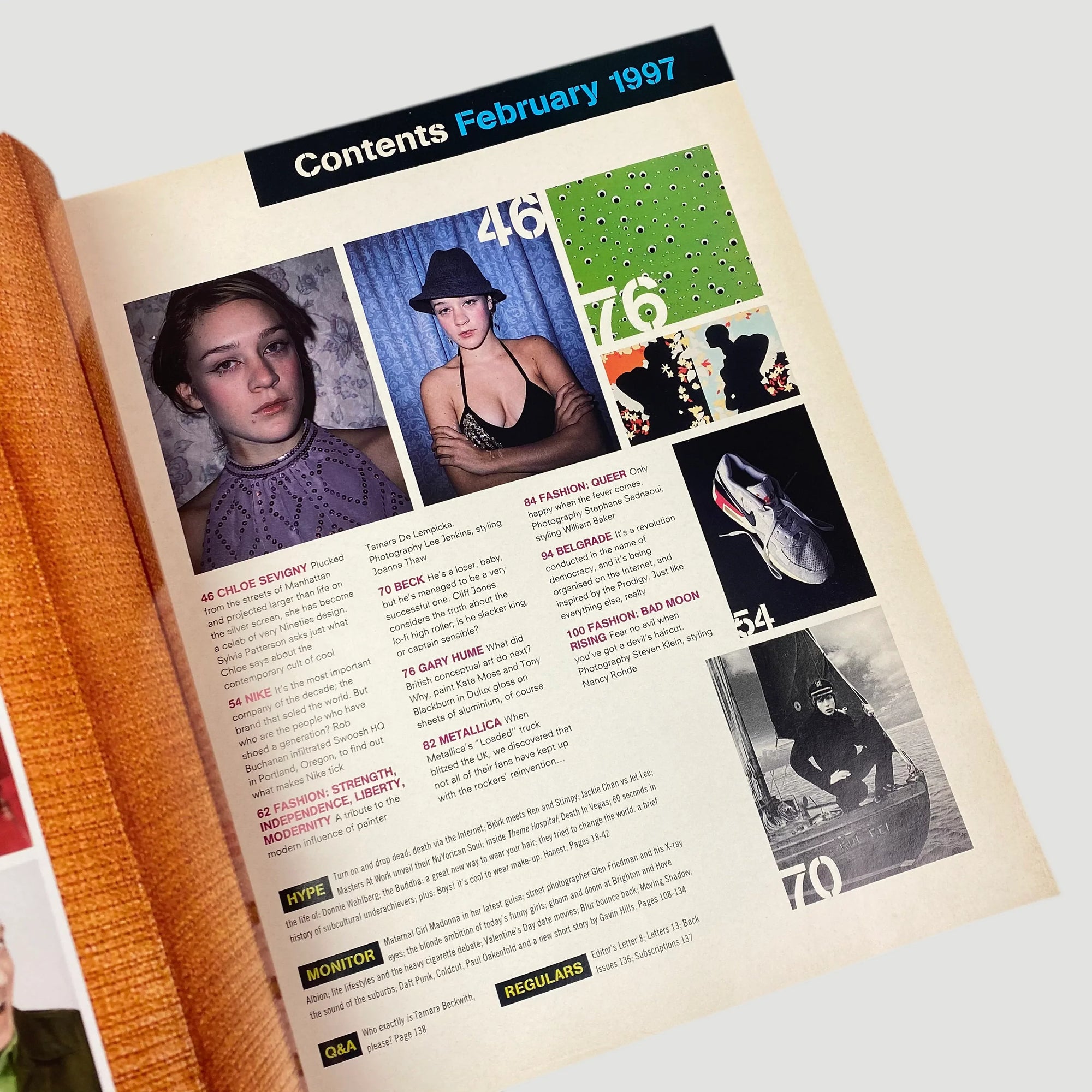 1997 The Face Magazine 'Chloe Sevigny' Issue