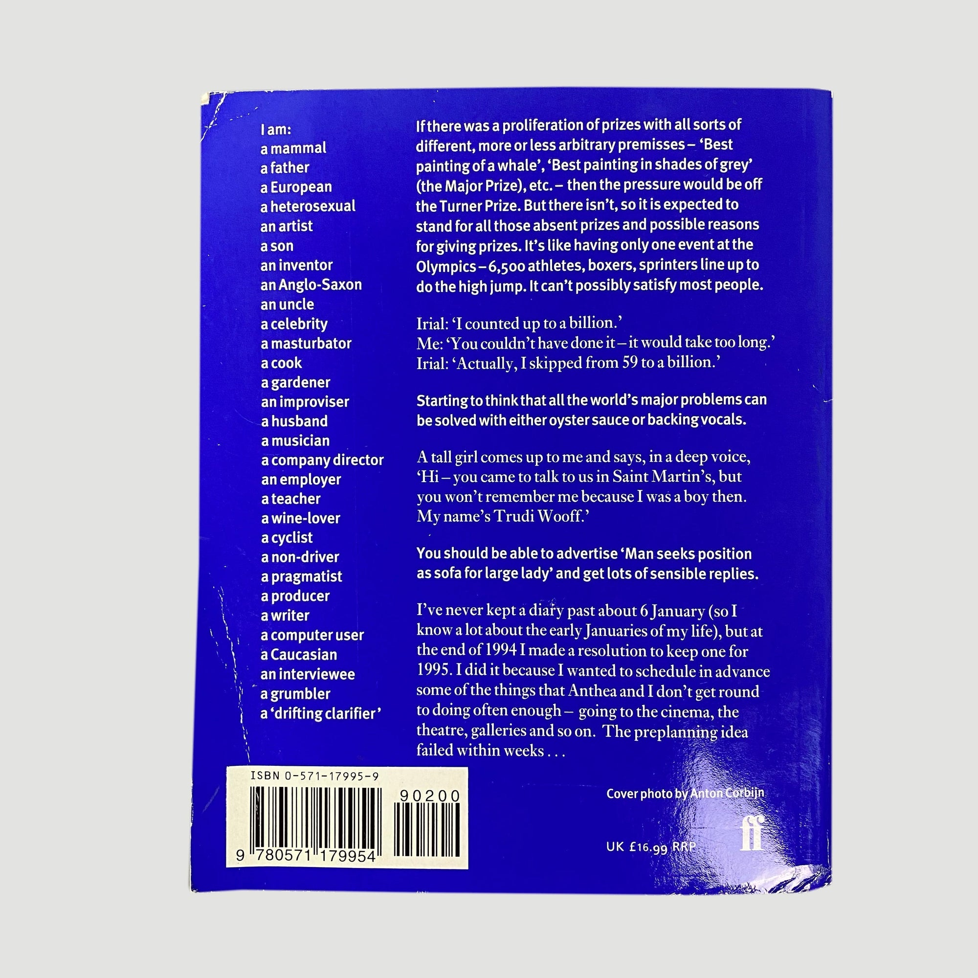 1996 Brian Eno 'A Year with Swollen Appendices' 1ST EDITION