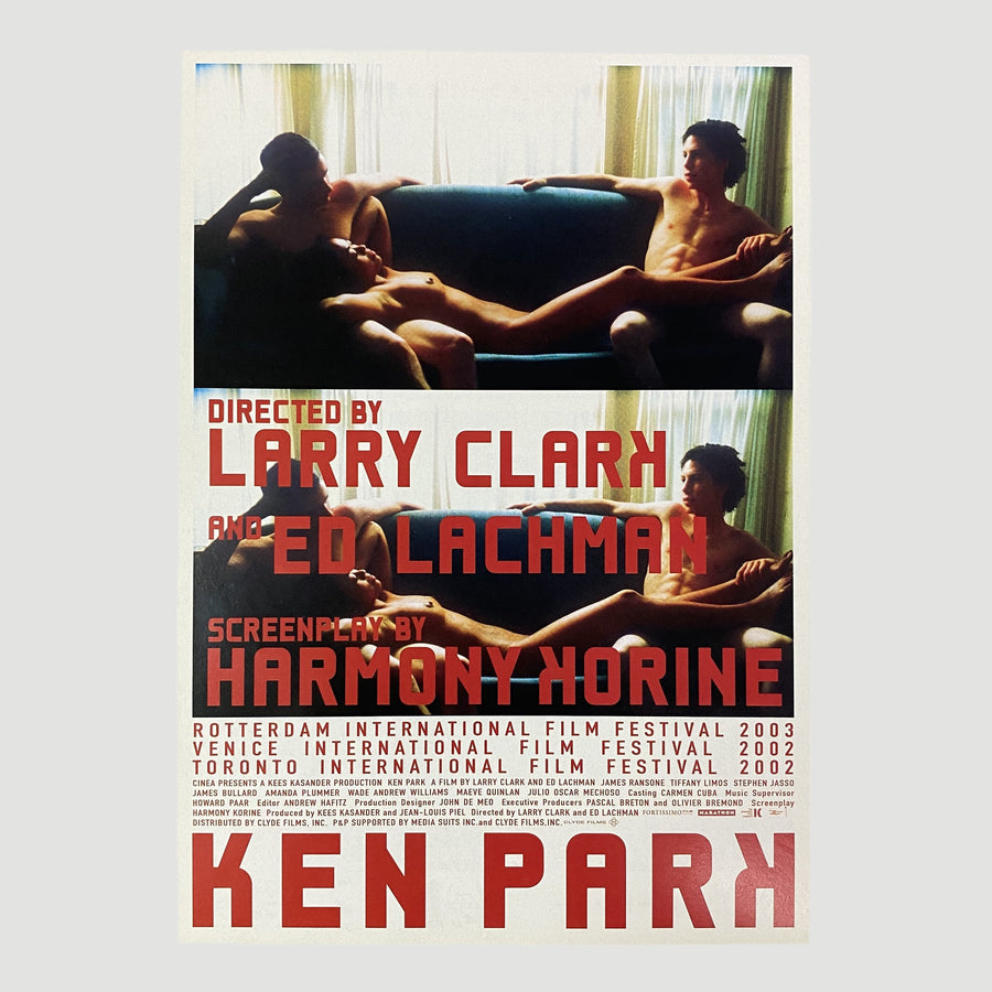 2002 Larry Clark 'Ken Park' Chirashi Poster