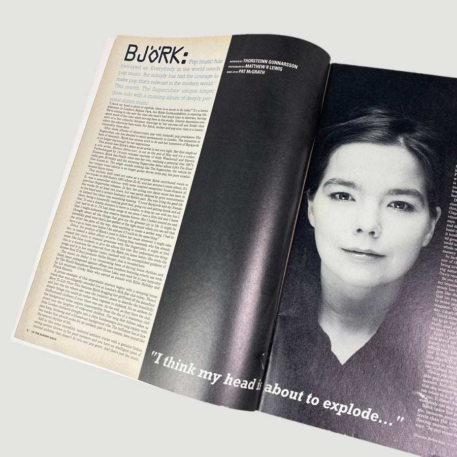 May 1993 i-D Magazine Bjork Issue