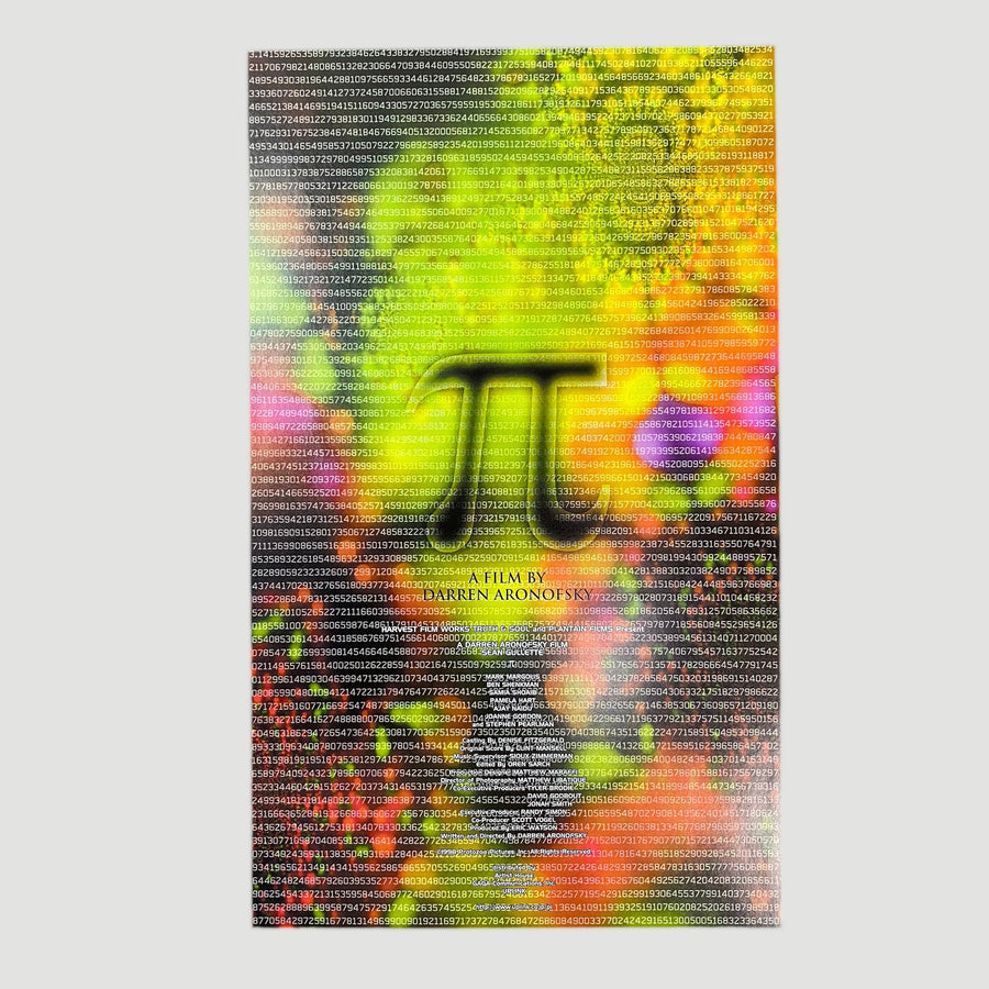 1999 Pi Japanese Chirashi Poster