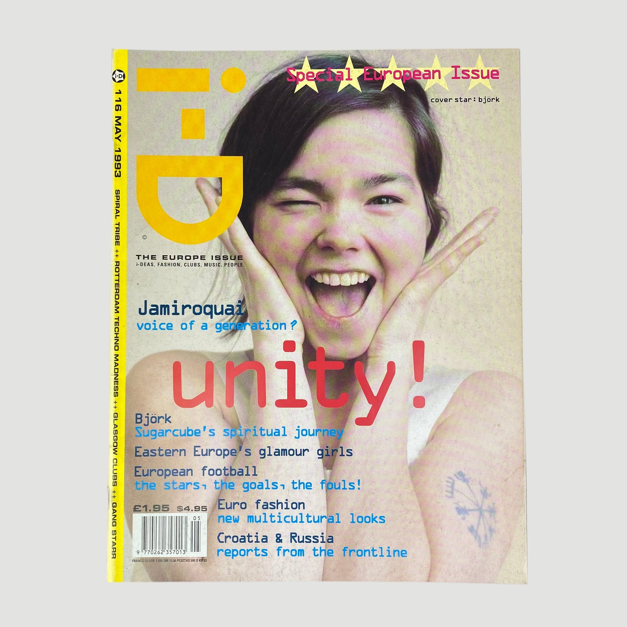 May 1993 i-D Magazine Bjork Issue