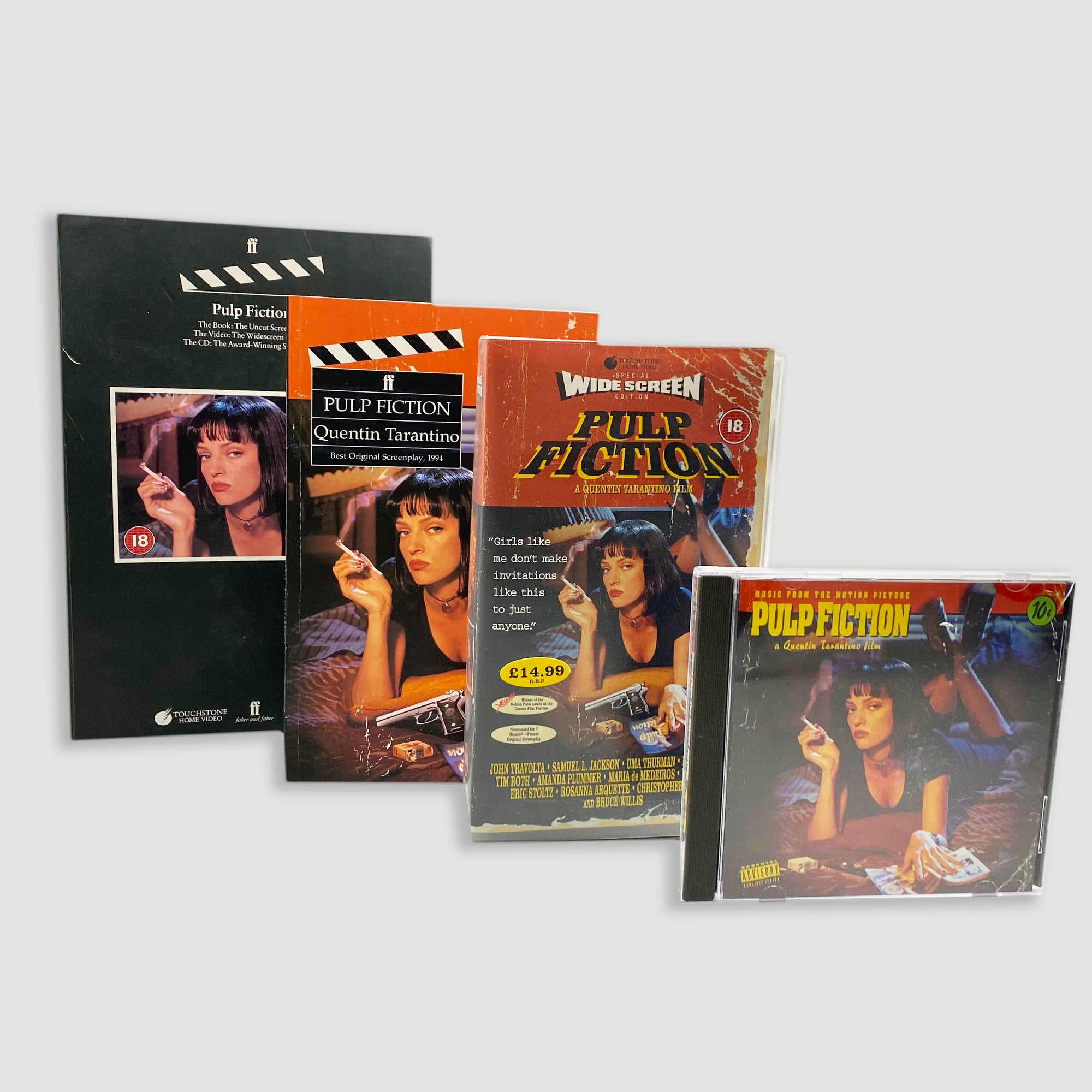 1995 Pulp Fiction Collectors Boxset (Inc. VHS, CD & Book)