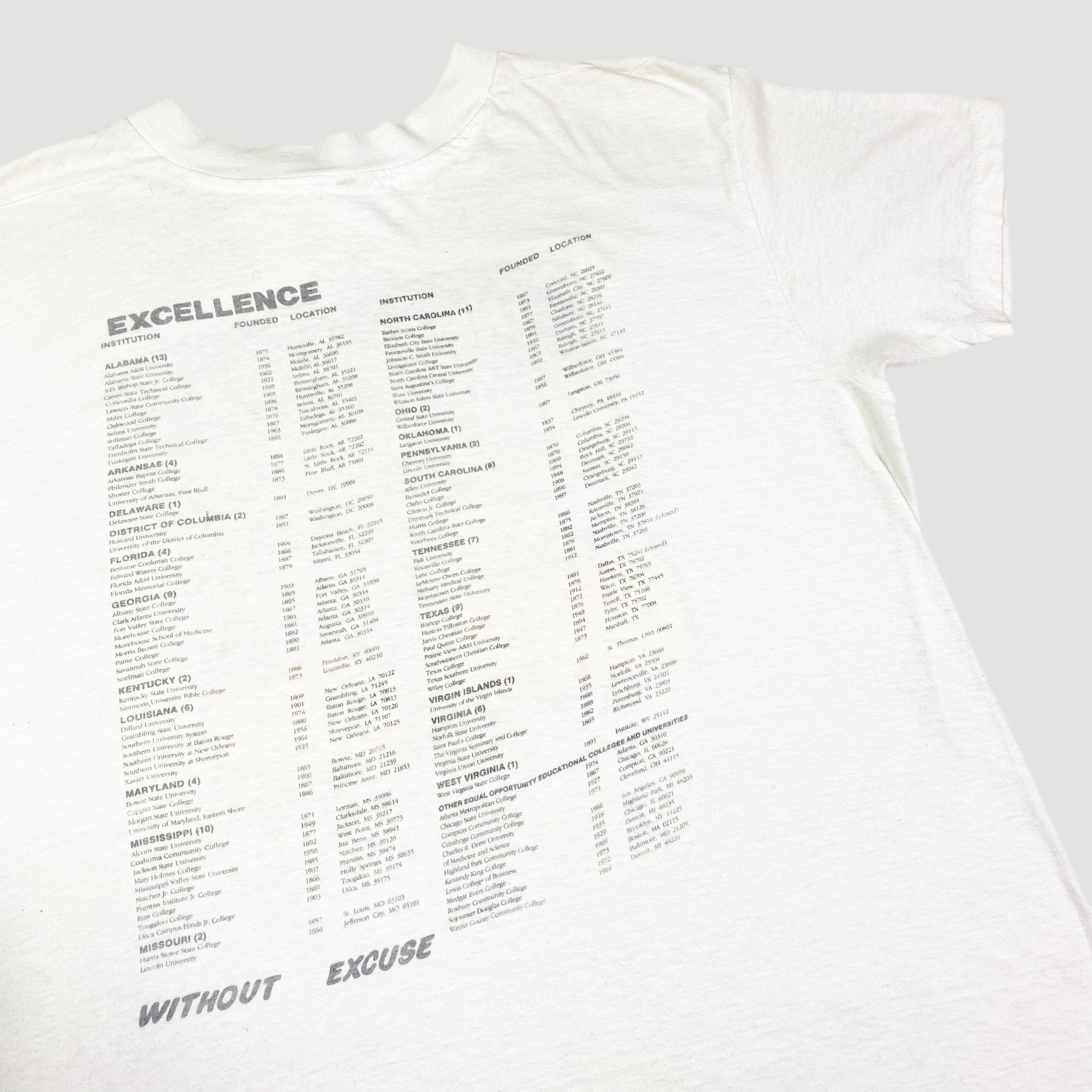 80's The Blacker The College... T-Shirt