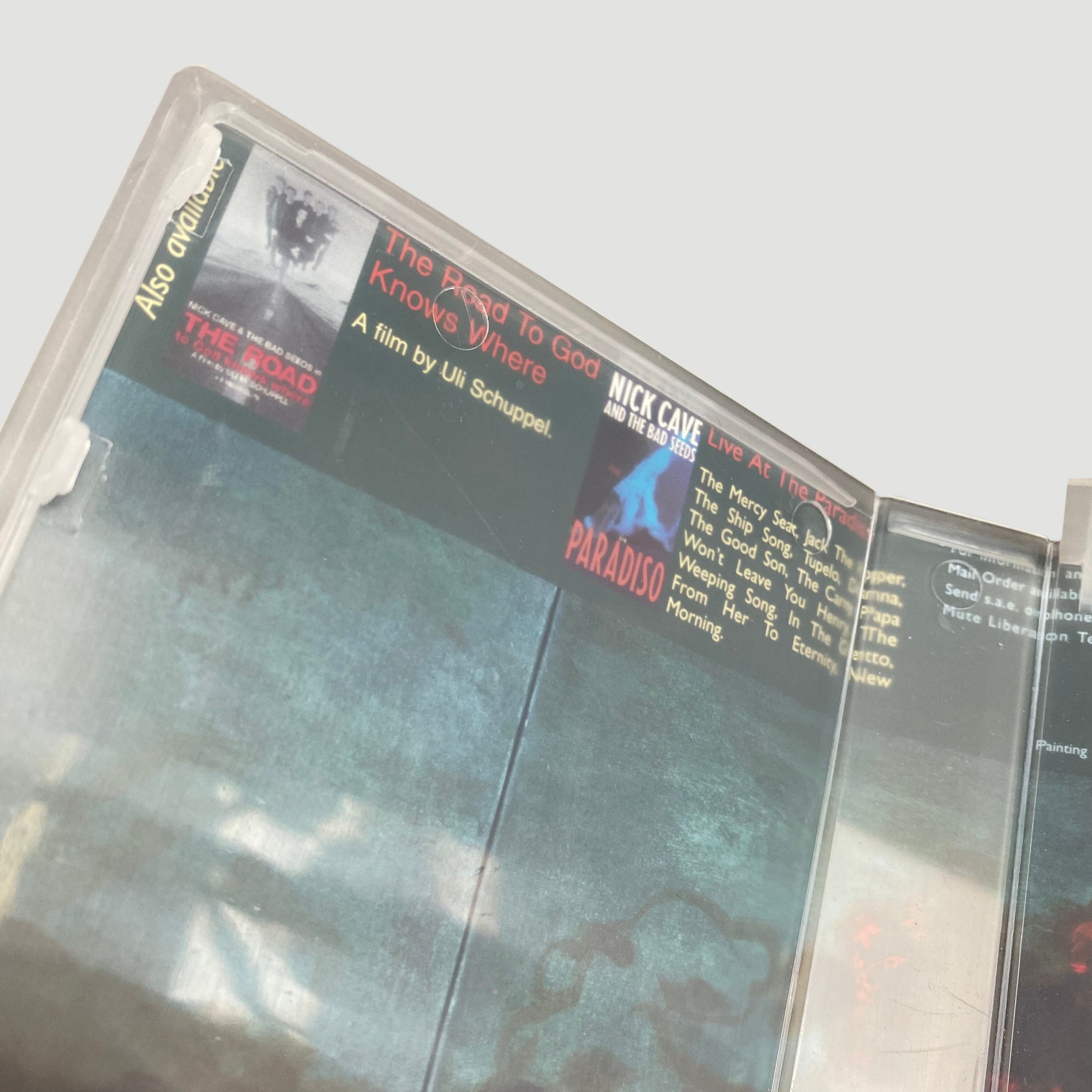 1998 Nick Cave & The Bad Seeds 'The Videos' VHS