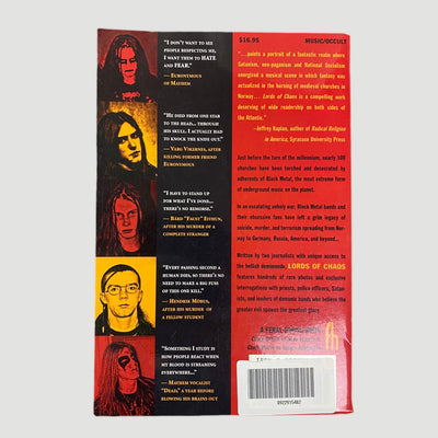 1998 'Lords of Chaos'..Rise of the Satanic Metal Underground 1st Ed.