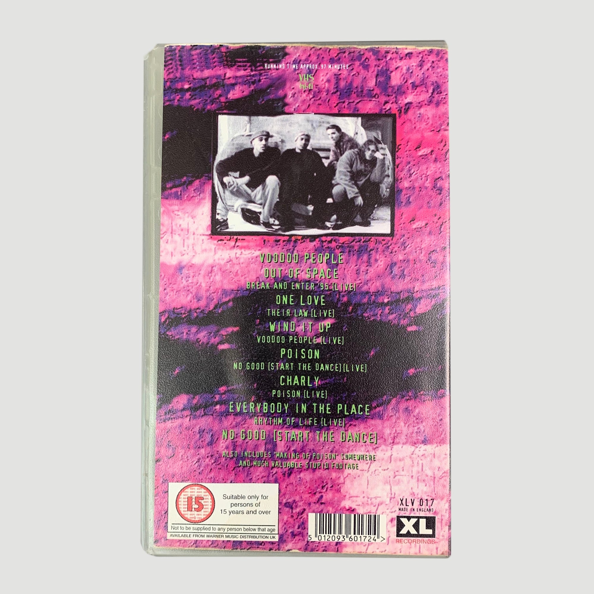 1995 The Prodigy 'Electronic Punks' VHS