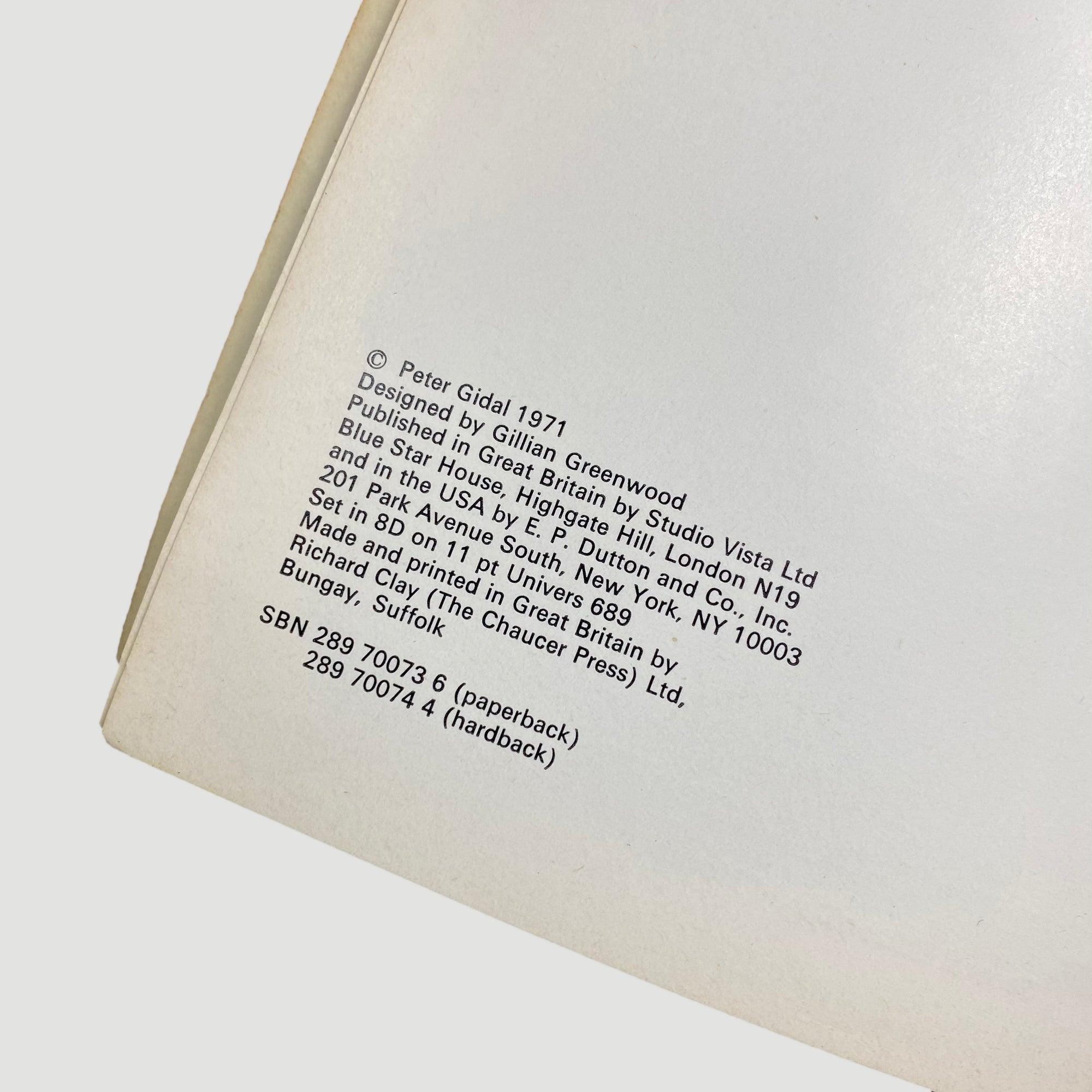 1971 ‘Andy Warhol: Films and Paintings’ 1st Ed.