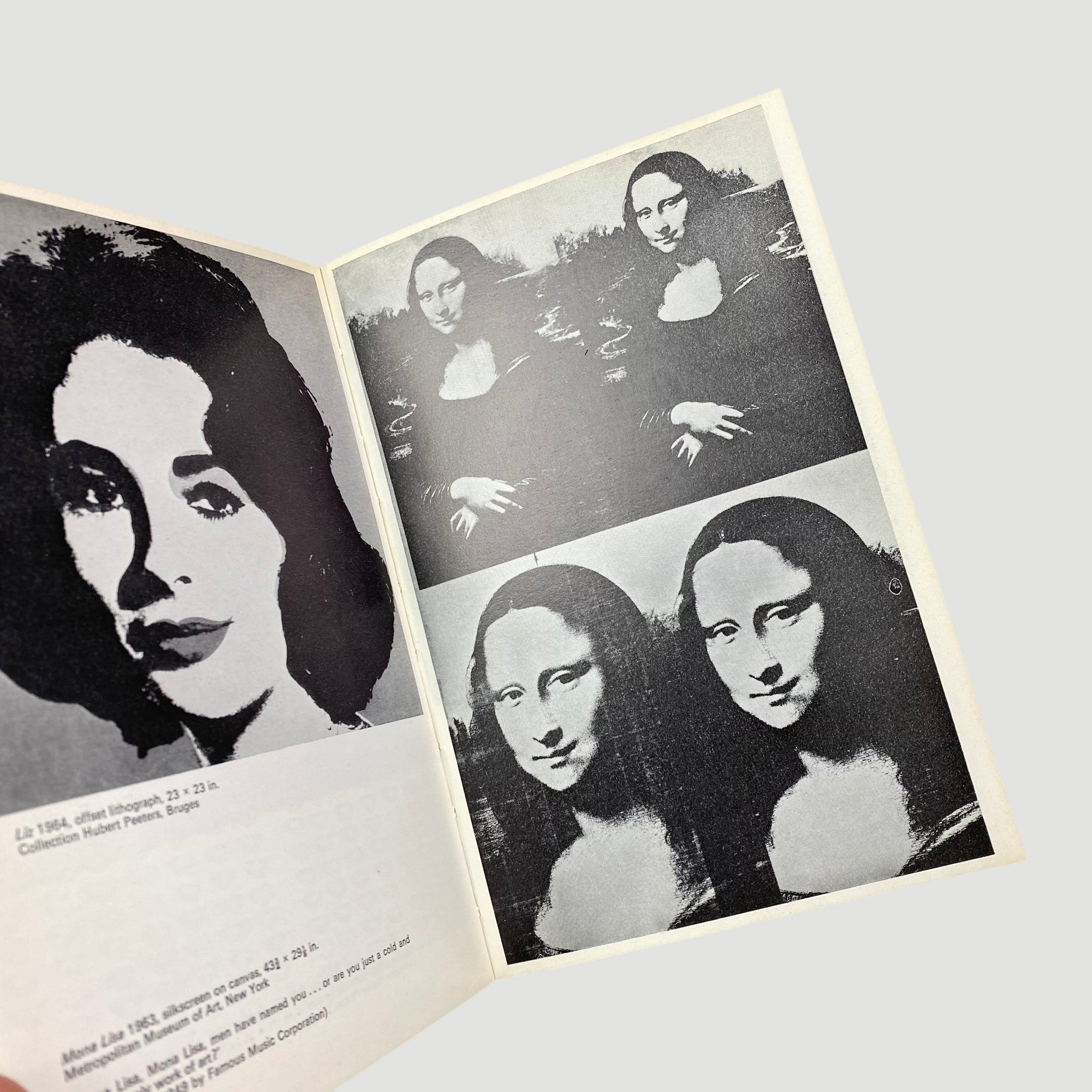 1971 ‘Andy Warhol: Films and Paintings’ 1st Ed.