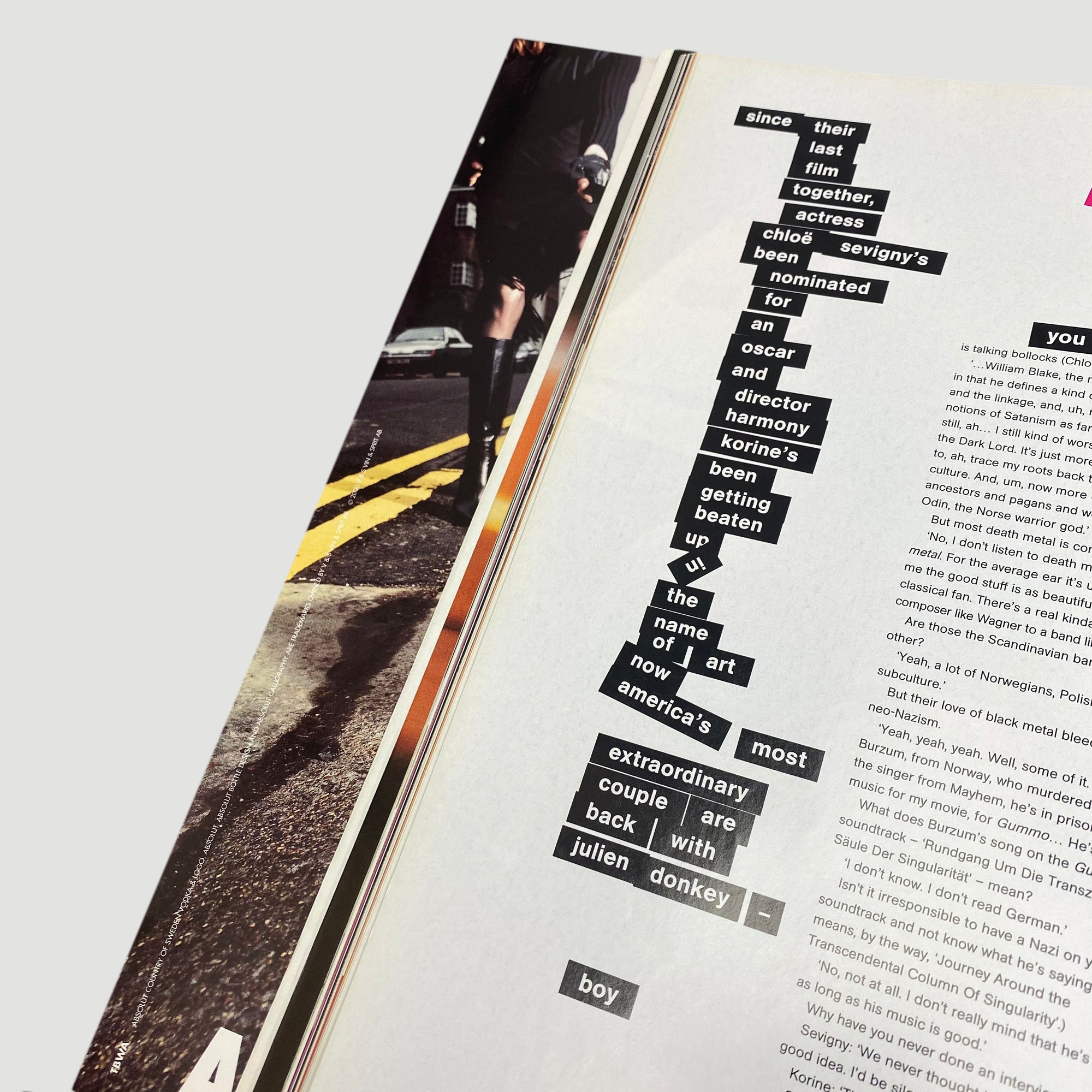 2000 The Face Magazine Chloe & Harmony Issue