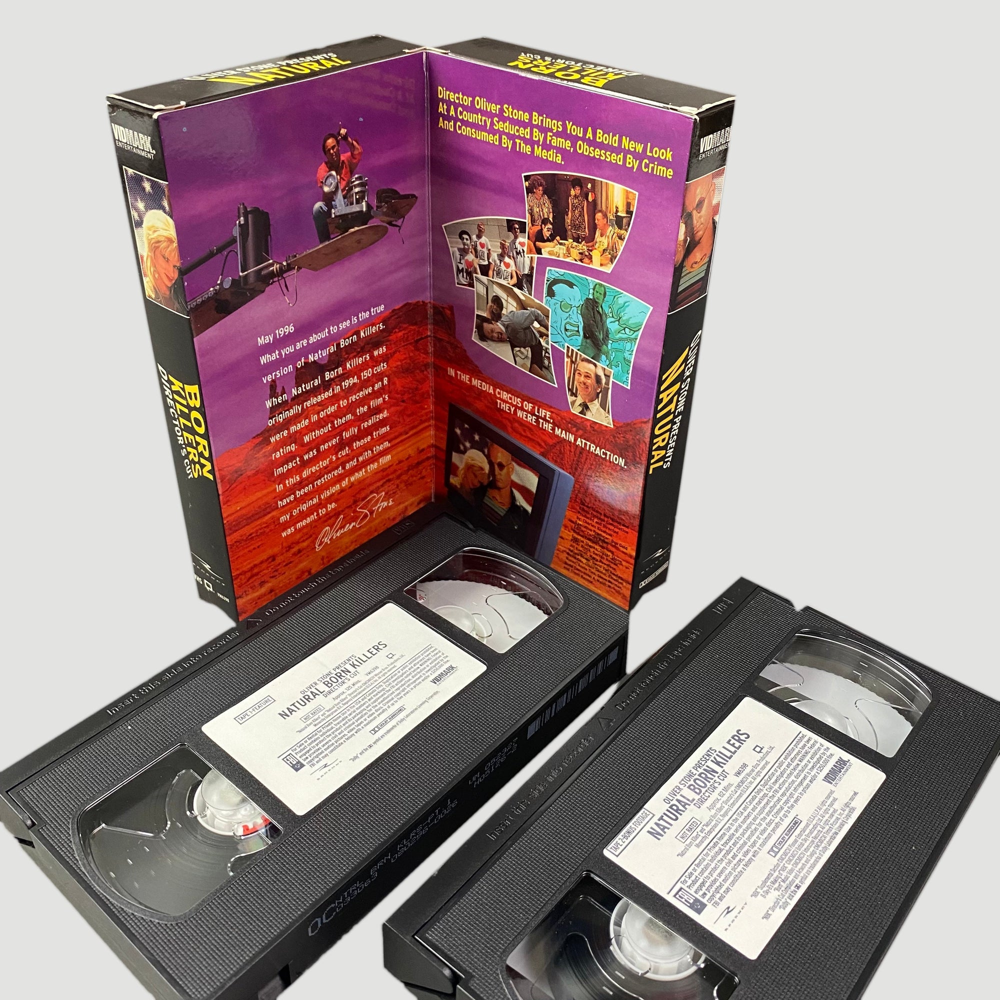 1995 Natural Born Killers Double VHS Set