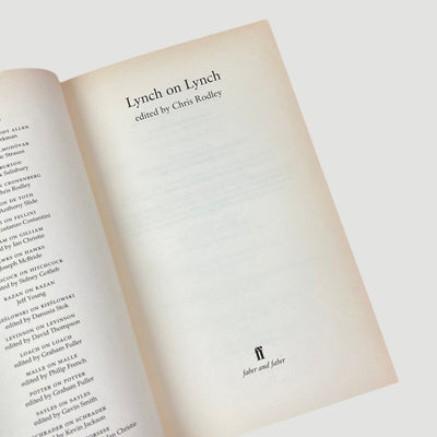 1999 Chris Rodley 'Lynch on Lynch'