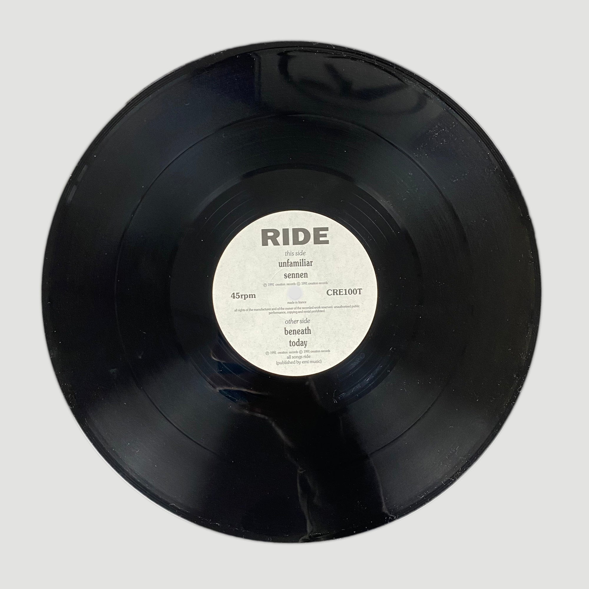 1991 Ride Today Forever 12" Vinyl EP