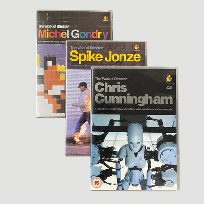 2003 Work of Directors Jonze/Cunningham/Gondry US 3DVD Boxset+Bonus Disc+Poster